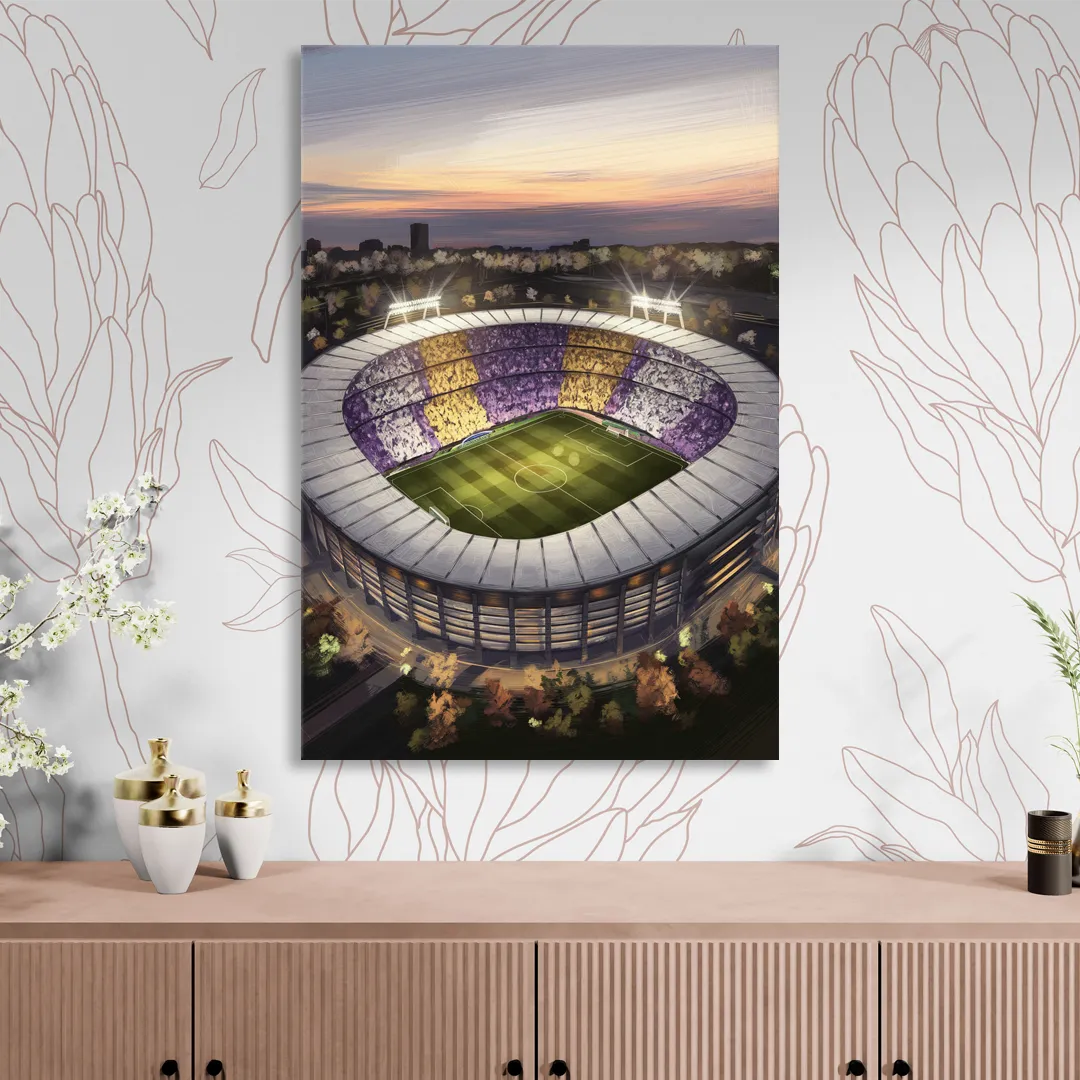 Orlando City FC Stadium Scene Living Room - Canvas Wall Art