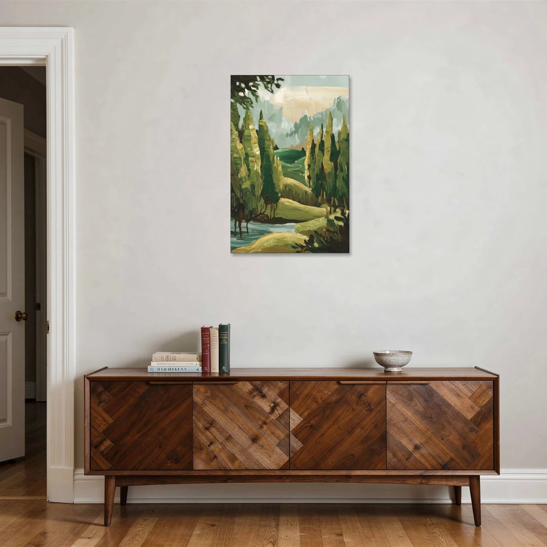 Orlando Lake Eola Reflection - Canvas Wall Art - Coffee Table - 24x36