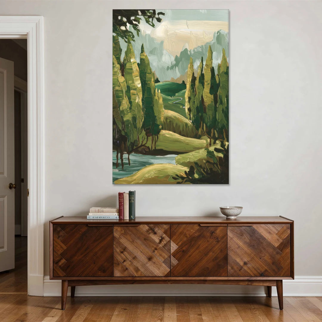 Orlando Lake Eola Reflection - Canvas Wall Art - Coffee Table - 40x60