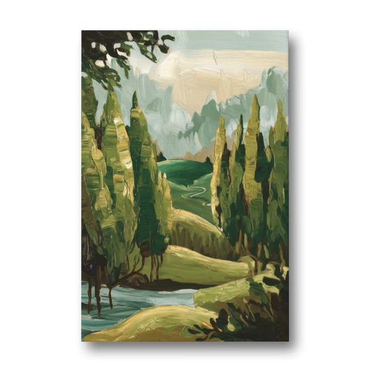 Orlando Lake Eola Reflection - Canvas Wall Art - Front