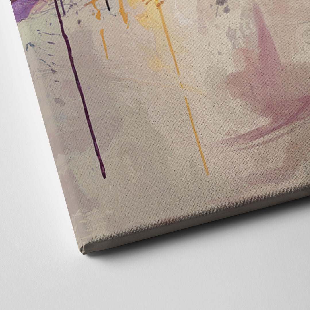 Orlando Skyline at Sunset Canvas Close Up