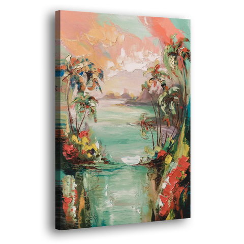 Orlando Tropical Landscape - Canvas Wall Art