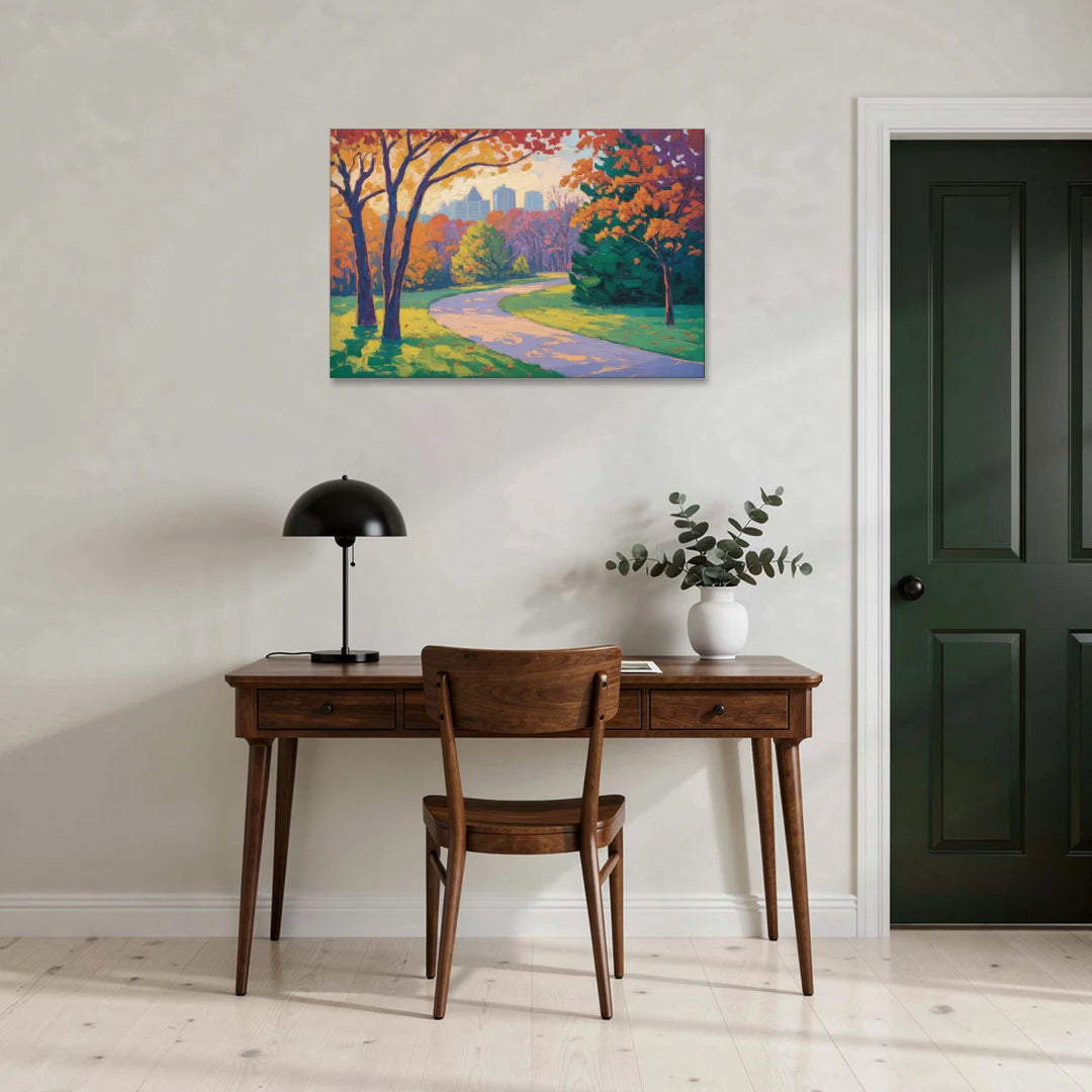Ottawa Autumn Foliage - Canvas Wall Art - Office - 36x24