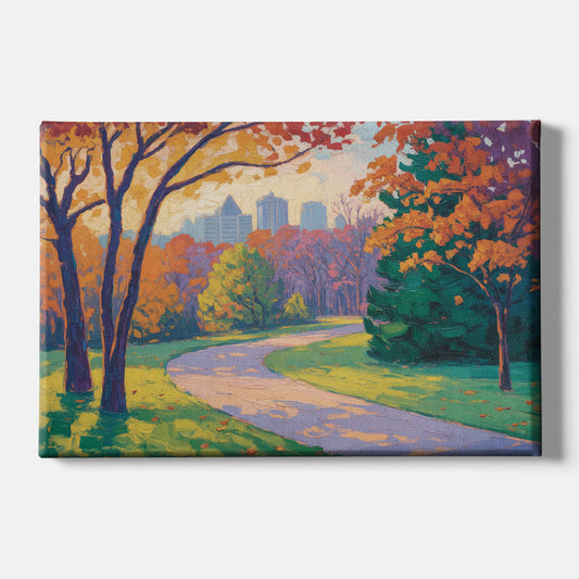 Ottawa Autumn Foliage - Canvas Wall Art