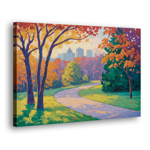 Ottawa Autumn Foliage - Canvas Wall Art