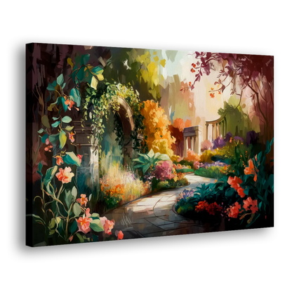 Oxford Botanical Gardens Side - Canvas Wall Art
