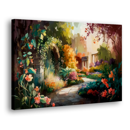 Oxford Botanical Gardens Side - Canvas Wall Art