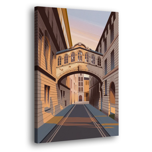 Oxford Bridge of Sighs Side - Canvas Wall Art