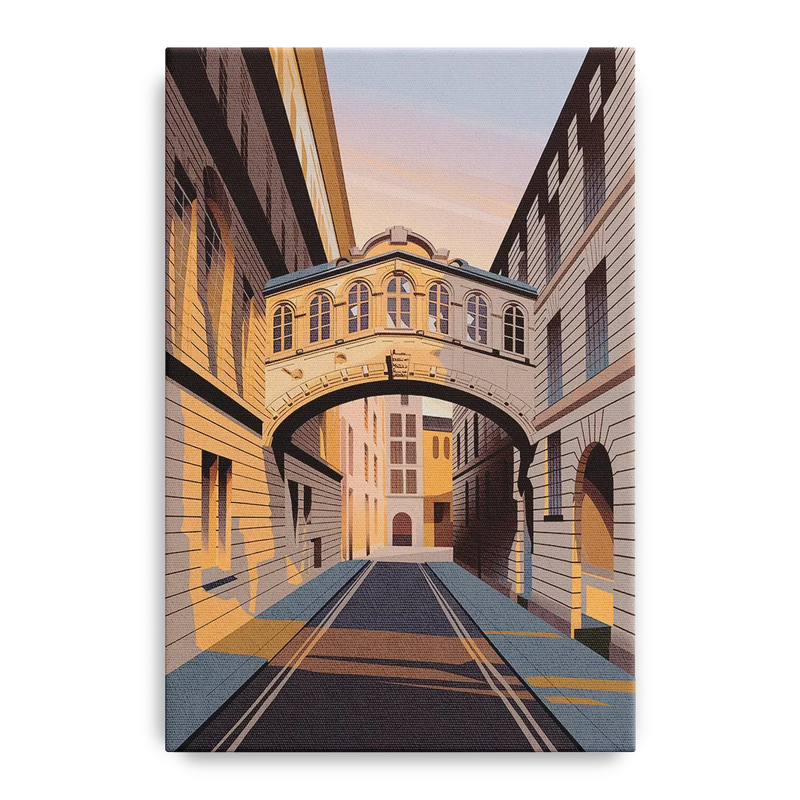 Oxford Bridge of Sighs Front - Canvas Wall Art
