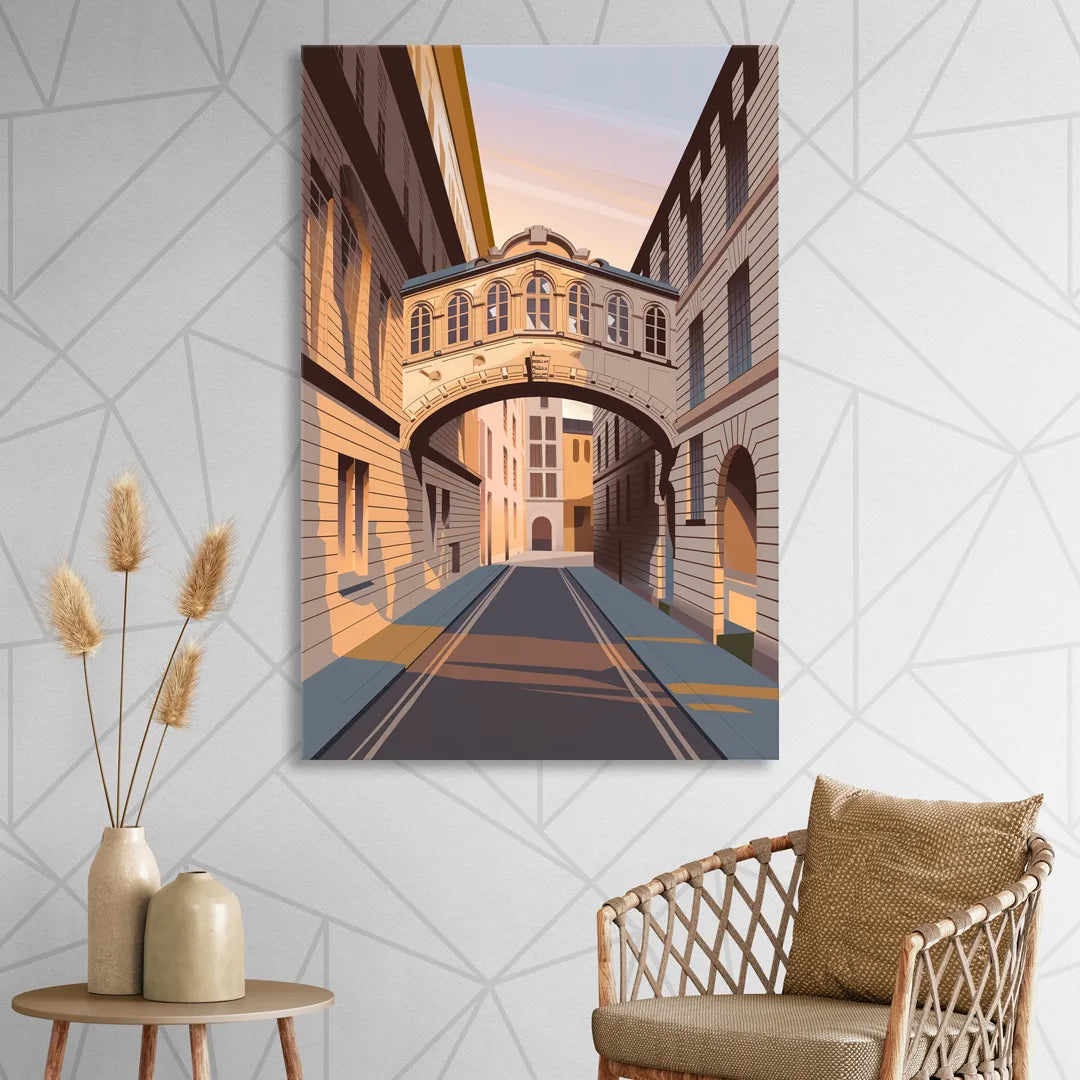 Oxford Bridge of Sighs Sitting Room - Canvas Wall Art
