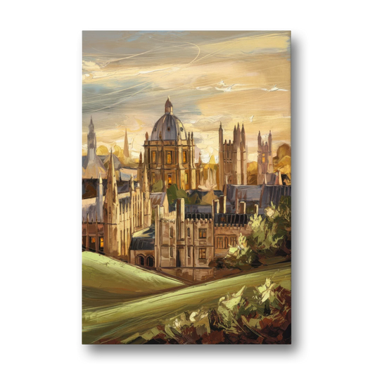Oxford Dreaming Spires - Canvas Wall Art - Front