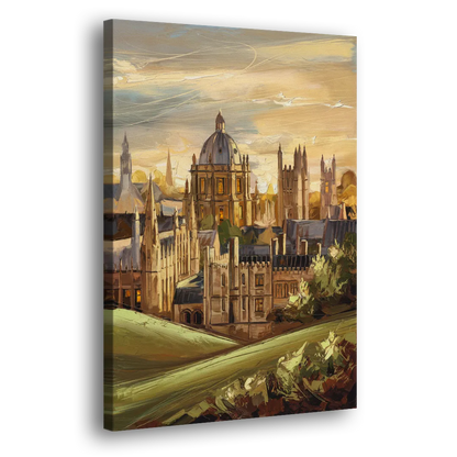Oxford Dreaming Spires Side - Canvas Wall Art