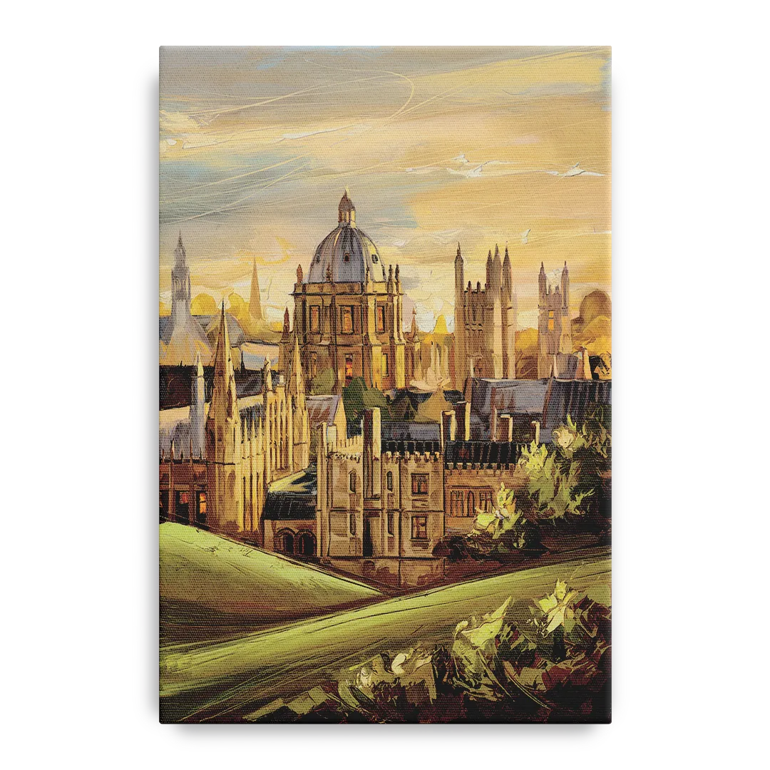 Oxford Dreaming Spires Front - Canvas Wall Art