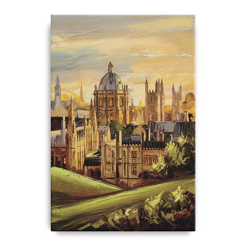 Oxford Dreaming Spires Front - Canvas Wall Art