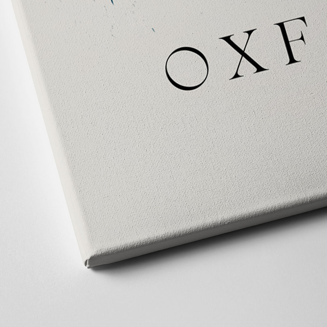 Oxford Skyline Panorama Canvas Close Up
