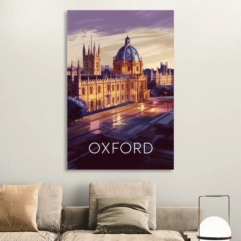 Oxford Timeless Elegance Living Room - Canvas Wall Art