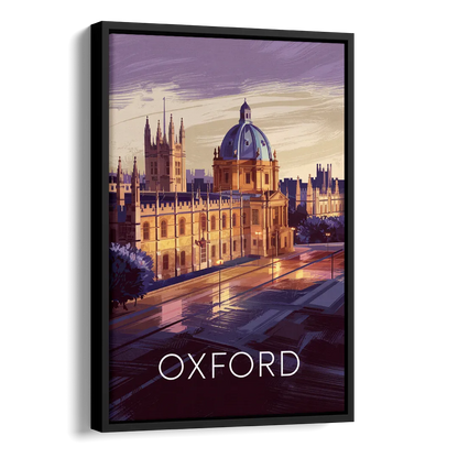 Oxford Timeless Elegance Side - Black Canvas Wall Art