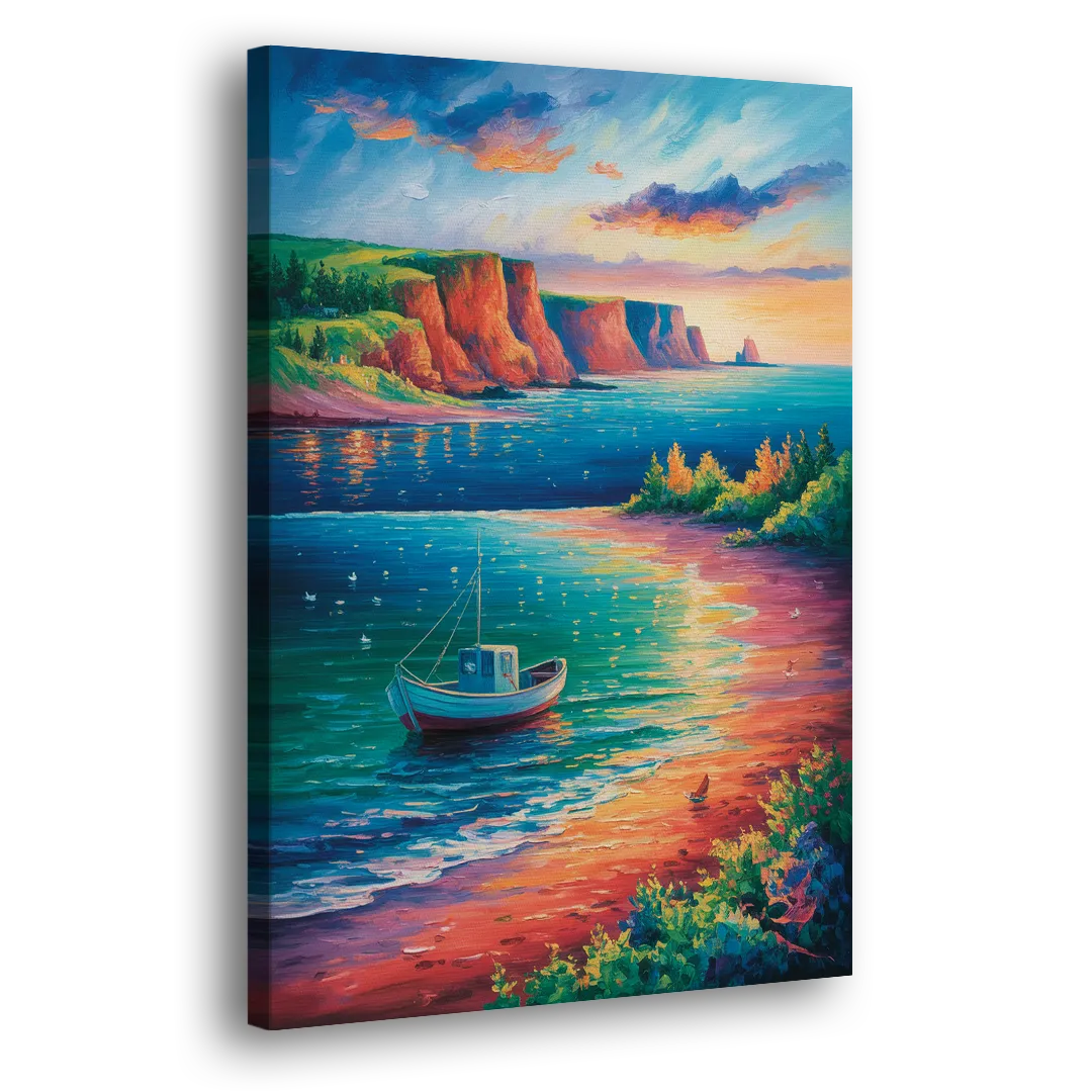 PEI Coastal Charm Side - Canvas Wall Art
