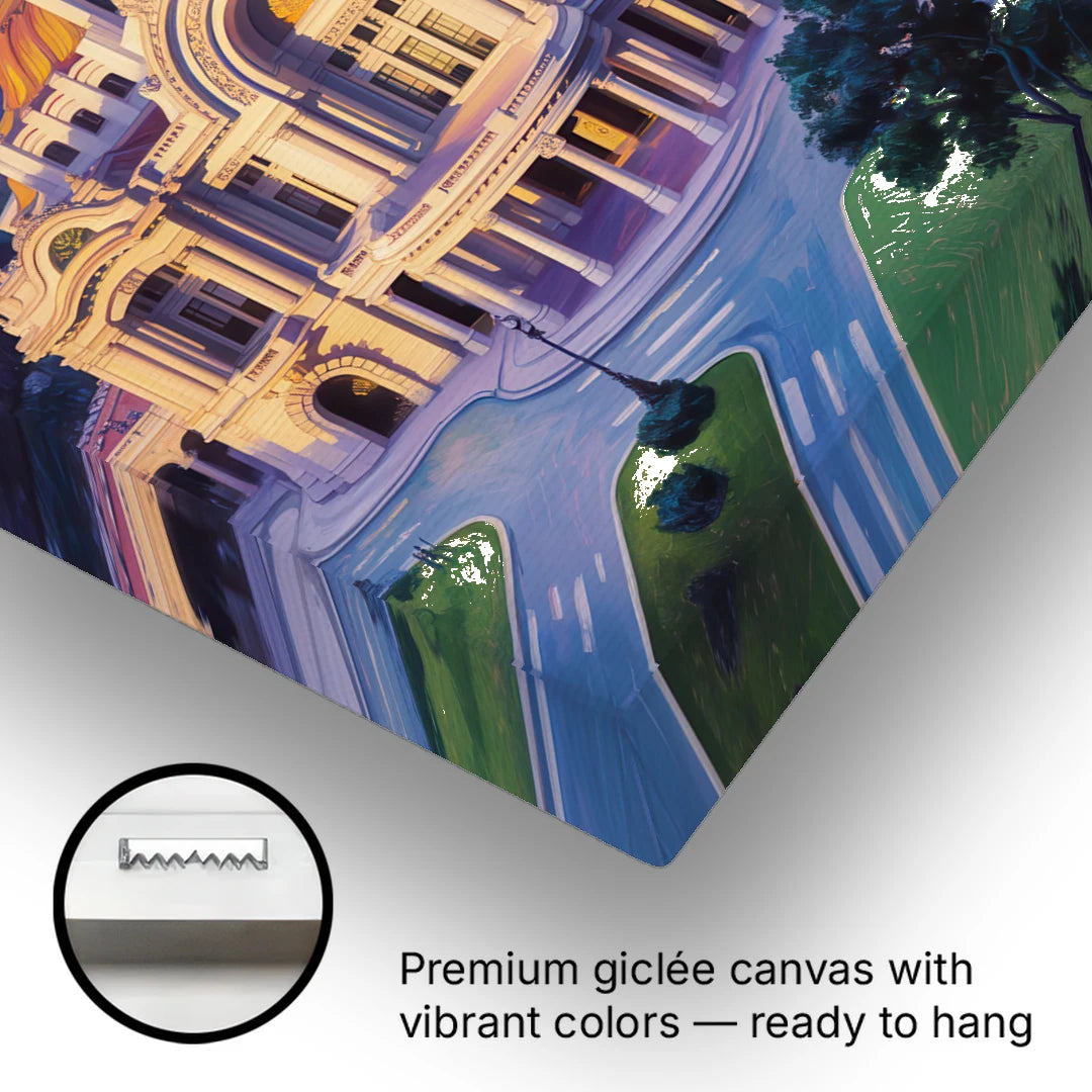 Palacio de Bellas Artes - Canvas Wall Art - Gallery Wrap Corner