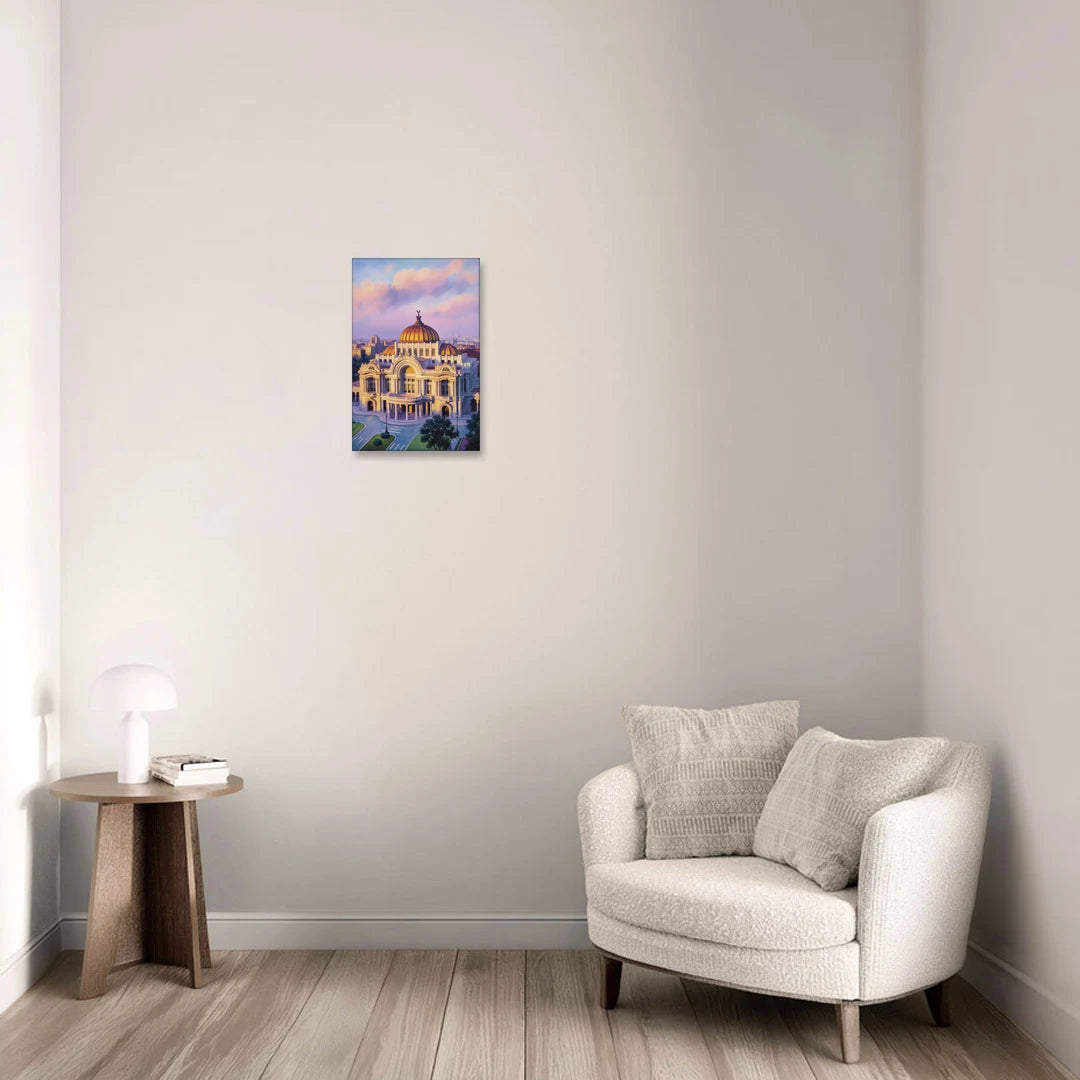 Palacio de Bellas Artes - Canvas Wall Art - Sofa - 12x18