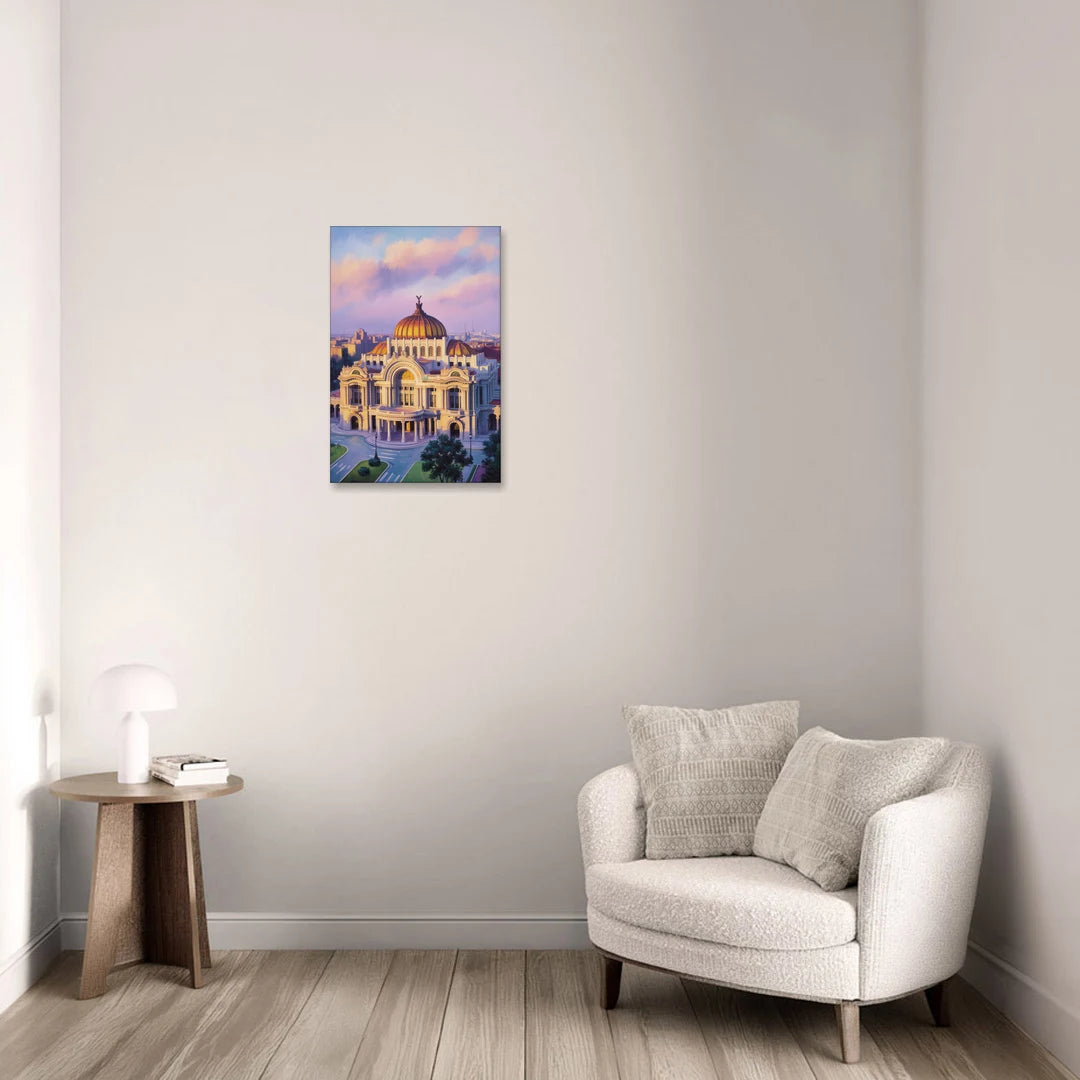 Palacio de Bellas Artes - Canvas Wall Art - Sofa - 16x24