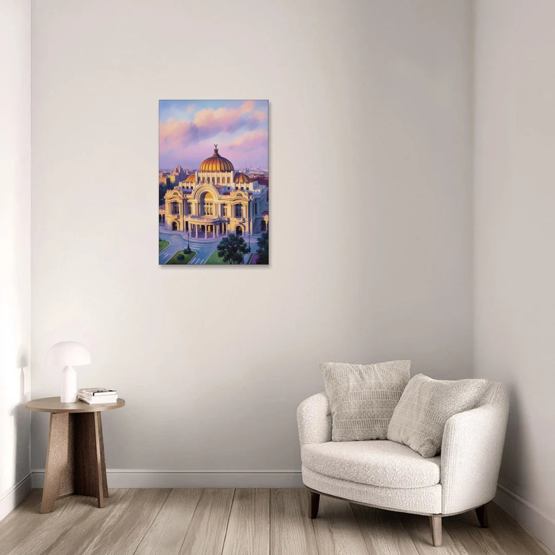 Palacio de Bellas Artes - Canvas Wall Art - Sofa - 20x30