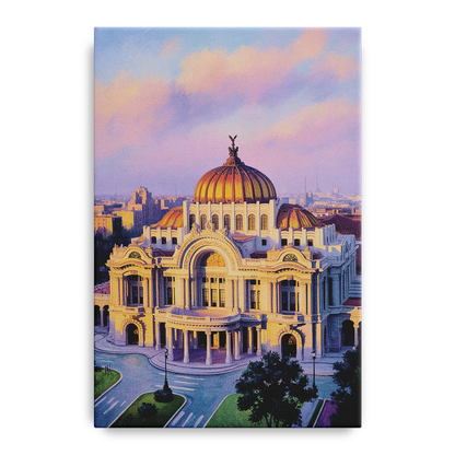 Palacio de Bellas Artes Front - Canvas Wall Art