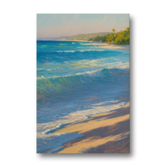 Palancar Beach Waters - Canvas Wall Art - Front