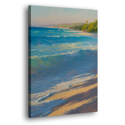 Palancar Beach Waters Side - Canvas Wall Art