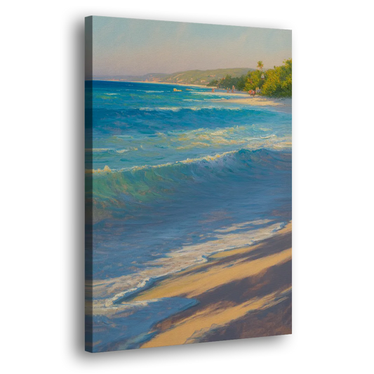 Palancar Beach Waters Side - Canvas Wall Art