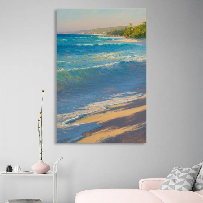 Palancar Beach Waters Living Room - Canvas Wall Art
