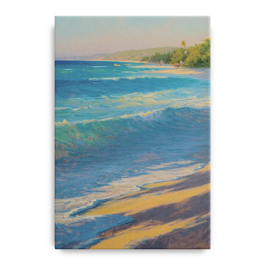 Palancar Beach Waters Front - Canvas Wall Art
