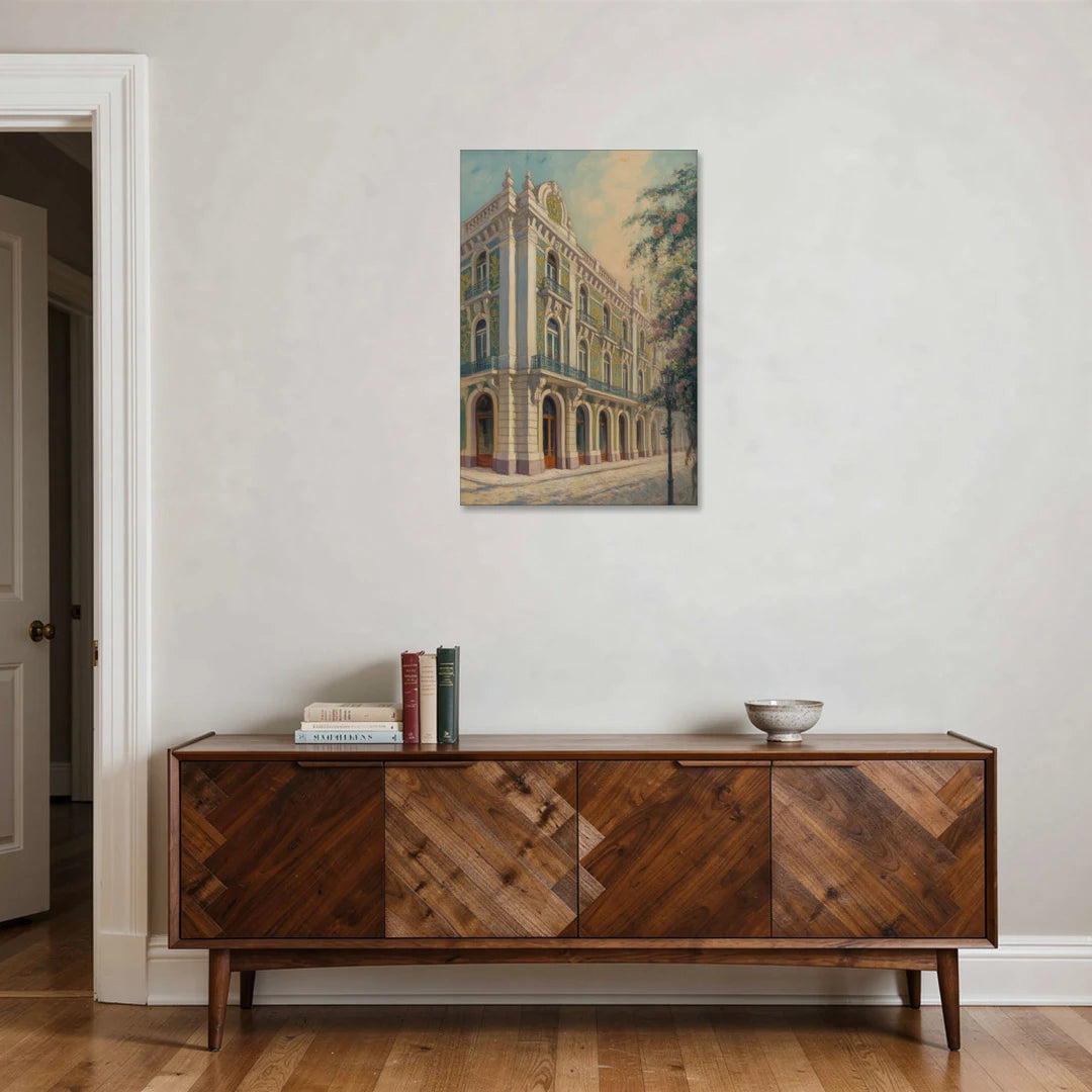 Palácio da Bolsa Elegance - Canvas Wall Art - Coffee Table - 24x36