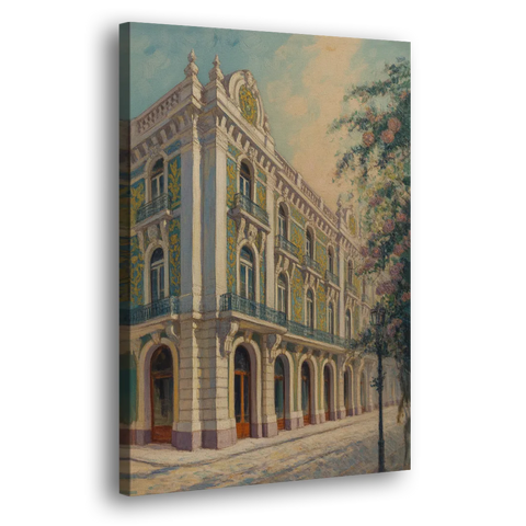 Palácio da Bolsa Elegance - Canvas Wall Art