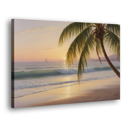 Palmilla Beach Sunrise Side - Canvas Wall Art