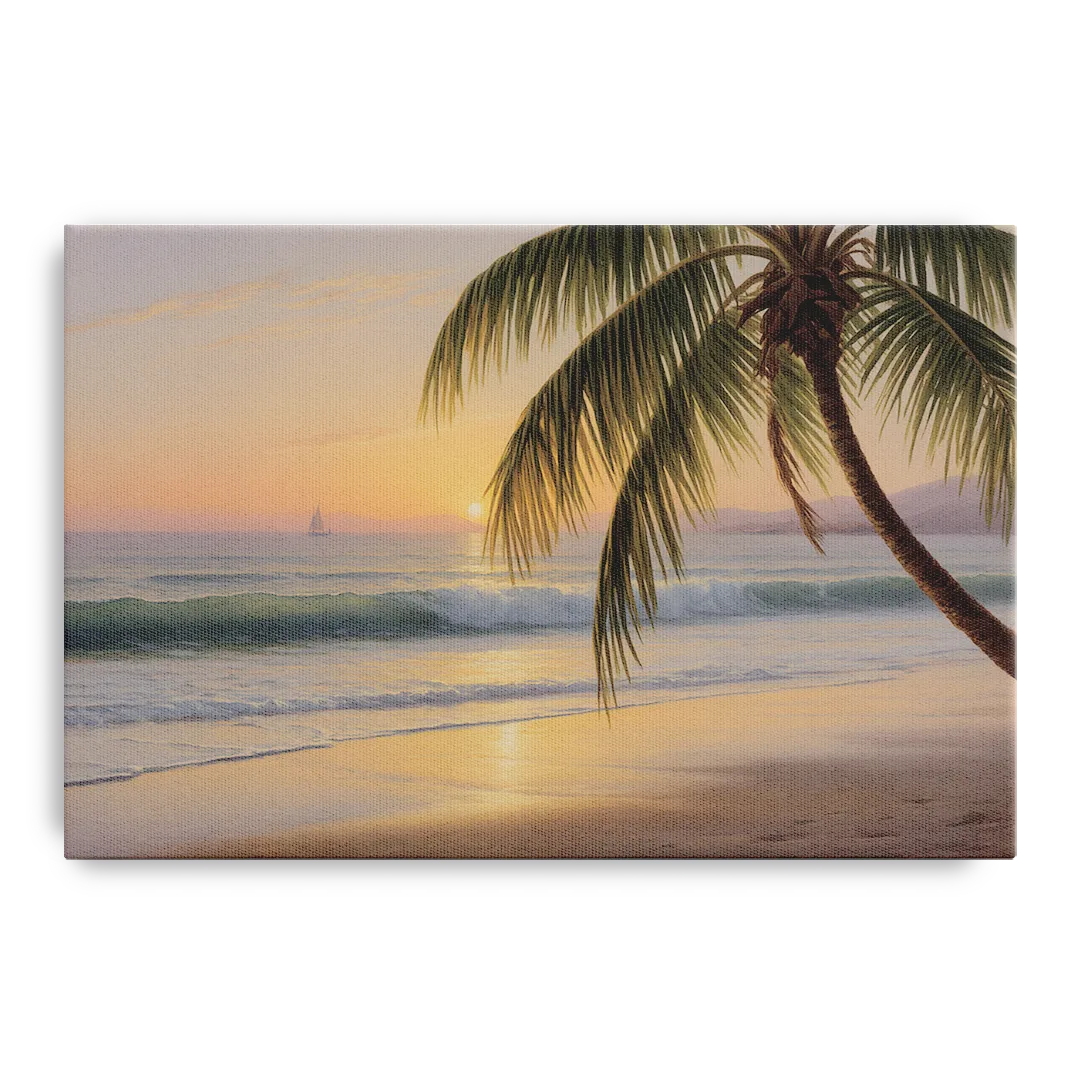 Palmilla Beach Sunrise Front - Canvas Wall Art