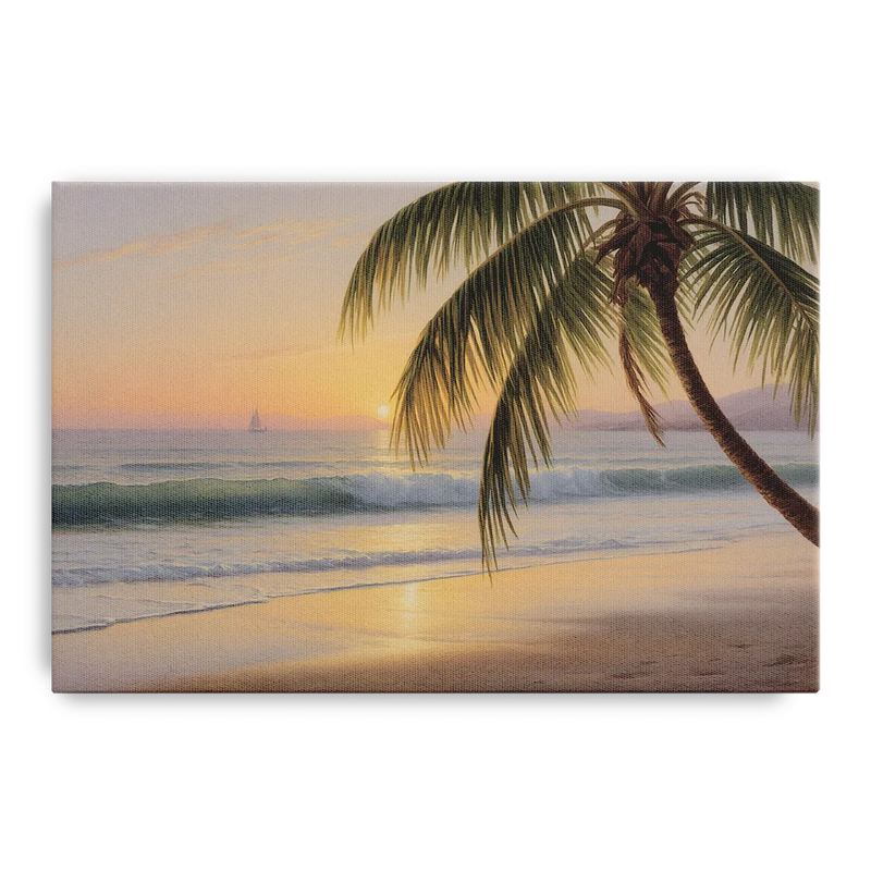 Palmilla Beach Sunrise Front - Canvas Wall Art