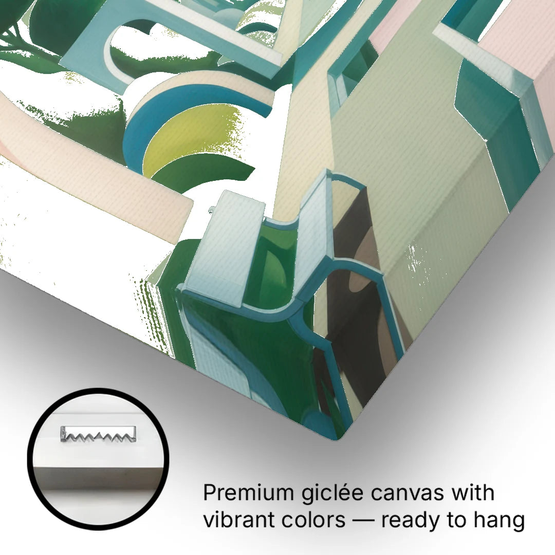 Parco Sempione Bliss - Canvas Wall Art - Gallery Wrap Corner