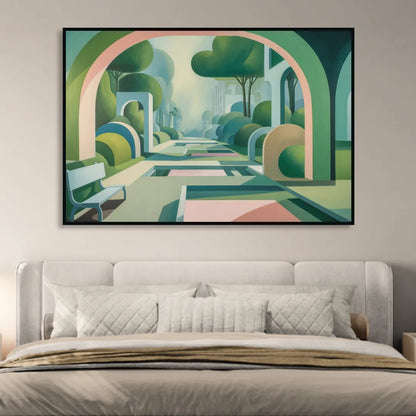 Parco Sempione Bliss Sitting Room - Black Canvas Wall Art