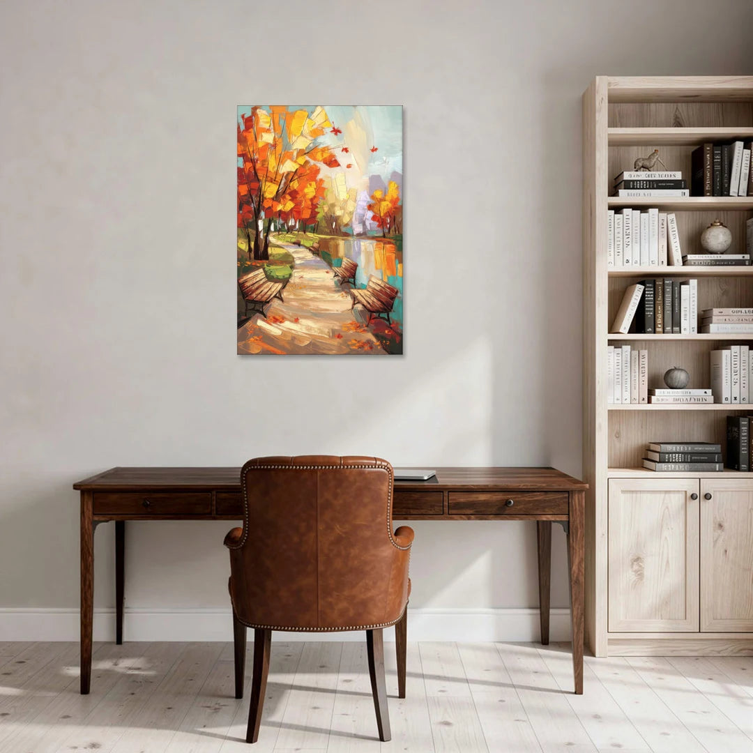 Park City Autumn Colors - Canvas Wall Art - Office - 24x36
