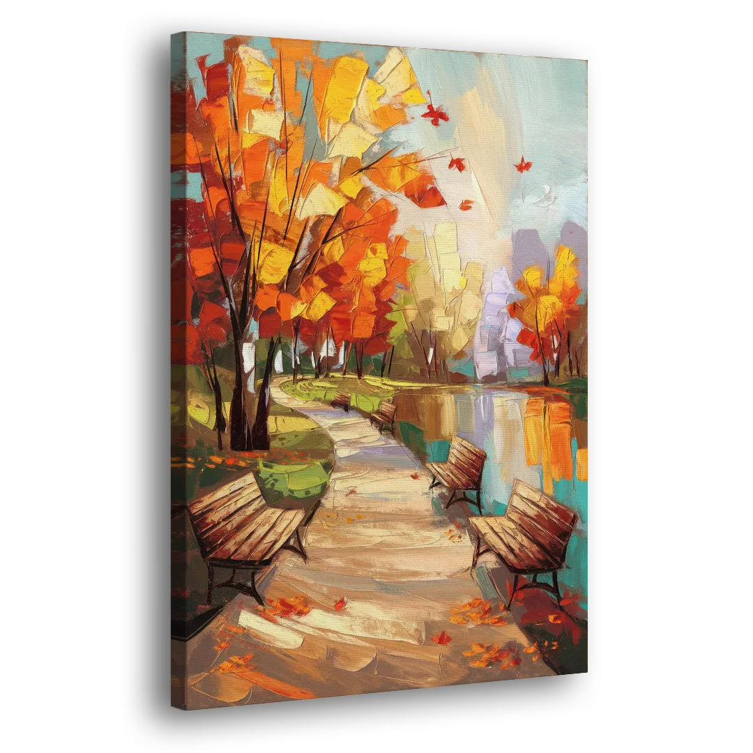 Park City Autumn Colors Side - Canvas Wall Art