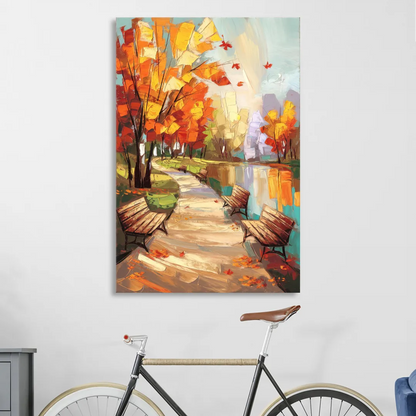 Park City Autumn Colors Sitting Room - Canvas Wall Art