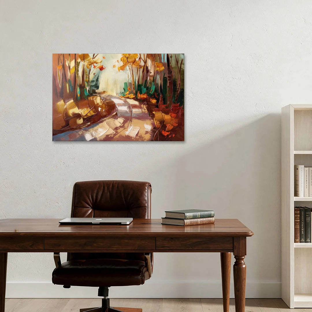 Park City Forest Trails - Canvas Wall Art - Office - 36x24