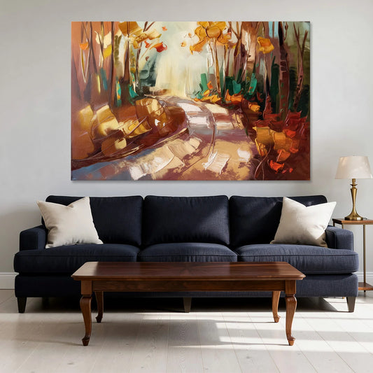 Park City Forest Trails - Canvas Wall Art - Sofa - 60x40