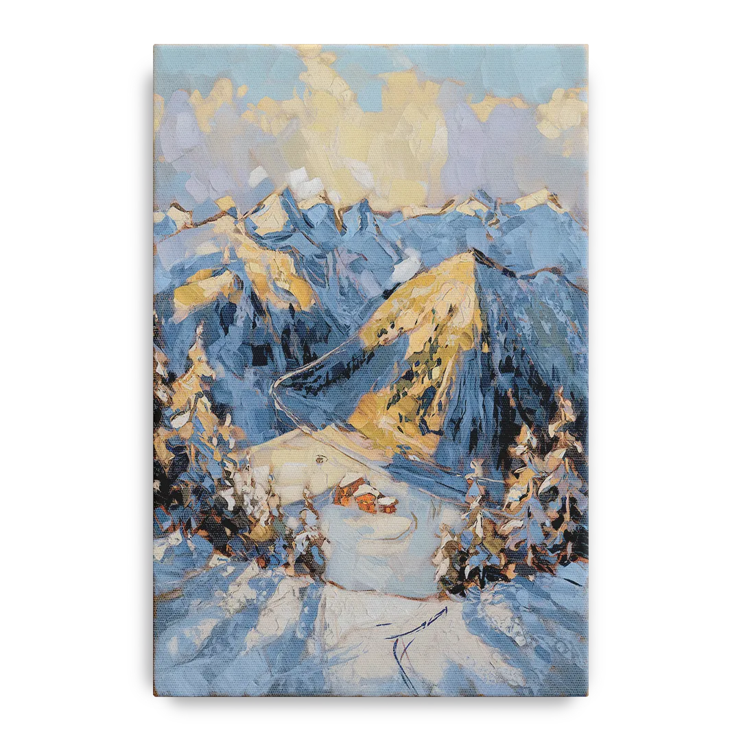 Park City Mountain Views Front - Canvas Wall Art