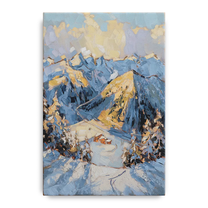 Park City Mountain Views Front - Canvas Wall Art