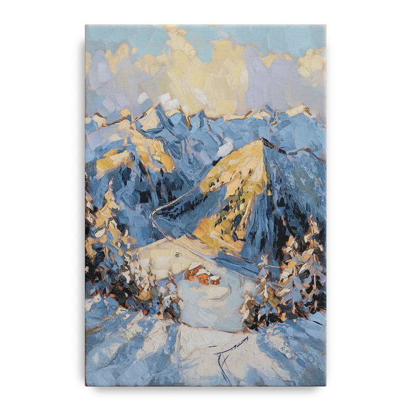 Park City Mountain Views Front - Canvas Wall Art