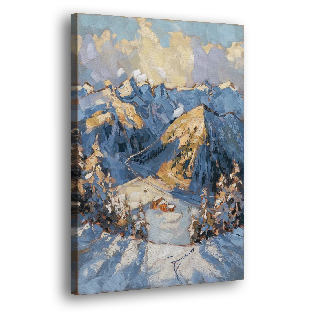 Park City Mountain Views Side - Canvas Wall Art