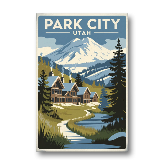 Park City Outdoor Adventure - Canvas Wall Art - Front