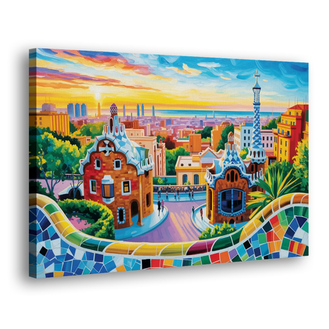 Park Guell Dreams - Canvas Wall Art